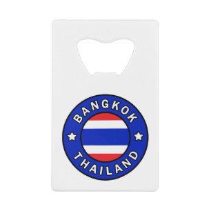 Bangkok Thailand Creditkaart Flessenopener