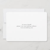 Bangkok Thailand Destination Wedding Sla de datum  Save The Date (Achterkant)