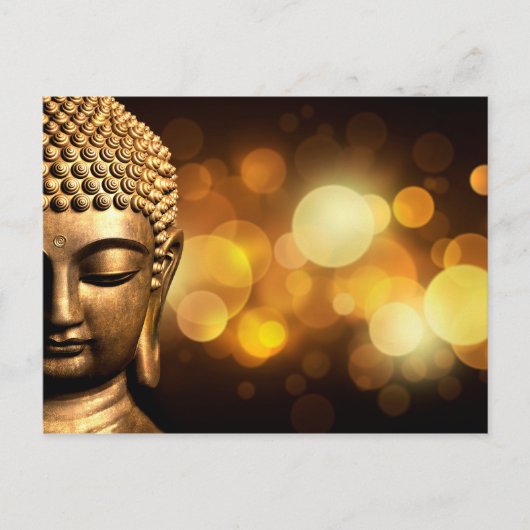 Bangkok, Thailand | Gold Buddha Briefkaart (Voorkant)