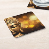 Bangkok, Thailand | Gold Buddha Kartonnen Onderzetters (Schuin)