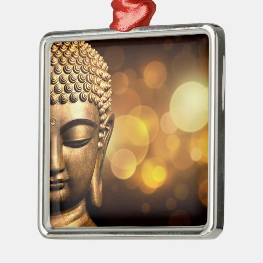 Bangkok, Thailand | Gold Buddha Metalen Ornament (Links)