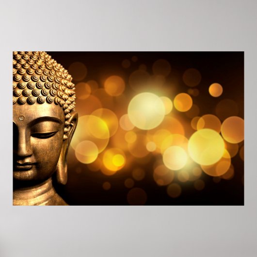 Bangkok, Thailand | Gouden Boeddha Poster (Voorkant)