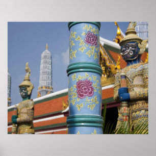 Bangkok, Thailand. Groot paleis 2 van Bangkok Poster