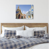 Bangkok, Thailand. Groot Paleis van Bangkok Canvas Afdruk (Insitu (Slaapkamer))