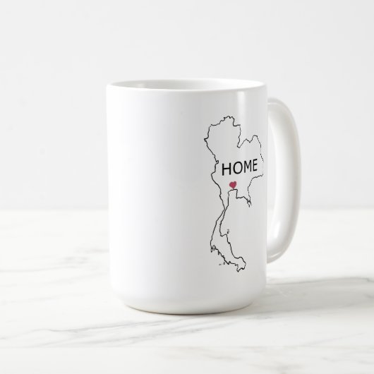 Bangkok, Thailand Home mok (Voorkant rechts)