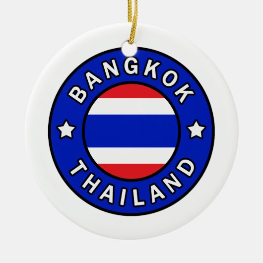 Bangkok Thailand Keramisch Ornament (Voorkant)