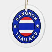 Bangkok Thailand Keramisch Ornament (Links)