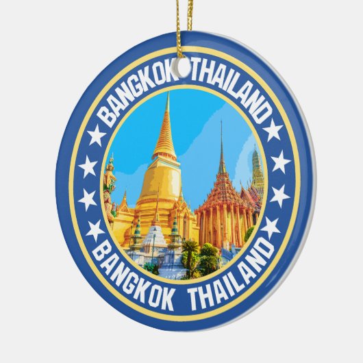 Bangkok Thailand Keramisch Ornament (Links)