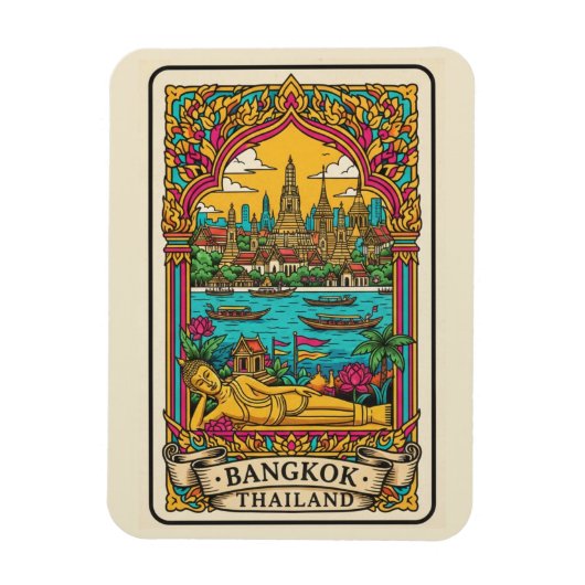 Bangkok Thailand Magneet (Verticaal)