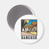 Bangkok Thailand Magneet (Voorkant / Achterkant)