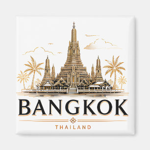 Bangkok Thailand Minimaal Reizen Magneet