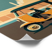 Bangkok Thailand Minimalistisch Poster van de Vint (Hoek)