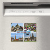 Bangkok Thailand Multi Foto Collage Reizen Magneet (Insitu (Vaatwasser))