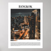 Bangkok - Thailand Poster (Voorkant)