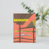  Bangkok Thailand Reis Briefkaart (Staand voorkant)