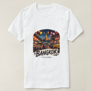 Bangkok Thailand reis geïnspireerd ontwerp T-shirt