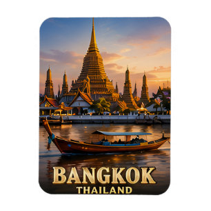✈️ Bangkok Thailand Reis Herinneringen 🛕 Magneet