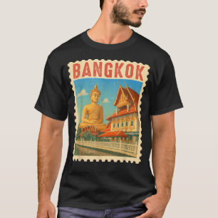 Bangkok Thailand Reis Souvenir Boeddha Thailand T-shirt