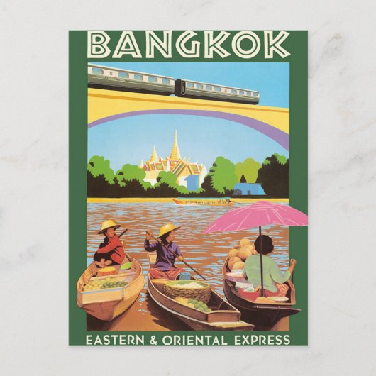Bangkok Thailand Reisansichtkaart Briefkaart (Voorkant)