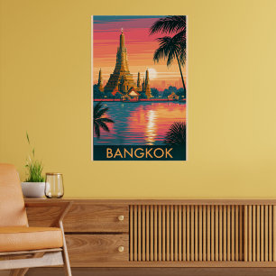 Bangkok, Thailand reisposter Poster