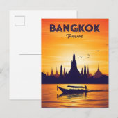  Bangkok Thailand reizen Briefkaart (Voorkant / Achterkant)