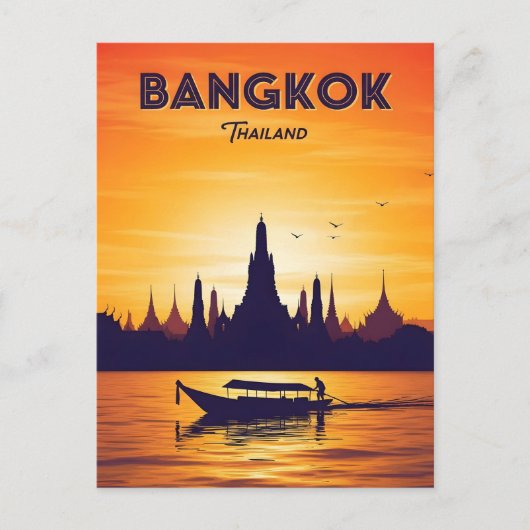  Bangkok Thailand reizen Briefkaart (Voorkant)