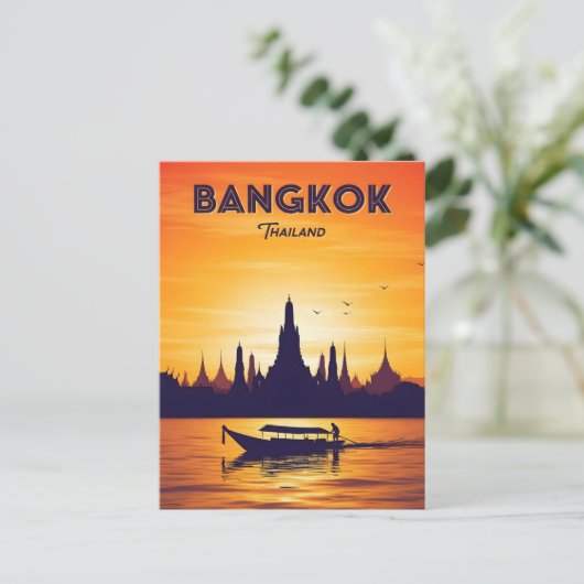  Bangkok Thailand reizen Briefkaart (Staand voorkant)