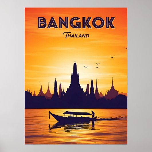  Bangkok Thailand reizen Poster (Voorkant)