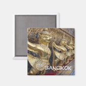 Bangkok Thailand Reizen Souvenir Magnet (Voorkant / Achterkant)