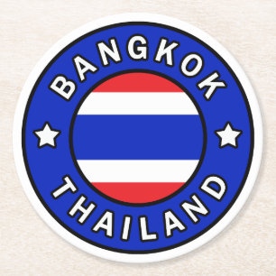 Bangkok Thailand Ronde Kartonnen Onderzetter