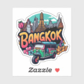 Bangkok, Thailand Sticker (Vel)