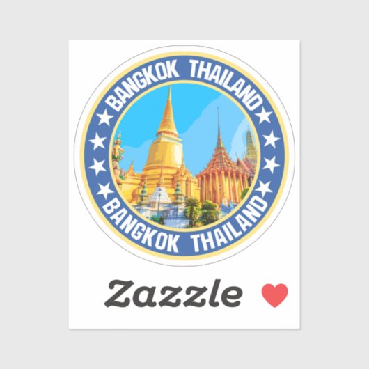Bangkok Thailand Sticker (Vel)