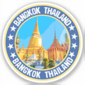 Bangkok Thailand Sticker (Voorkant)
