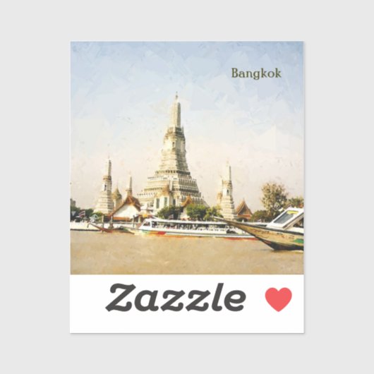 Bangkok, Thailand Sticker (Vel)