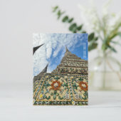 bangkok thailand stupas wat pho briefkaart (Staand voorkant)