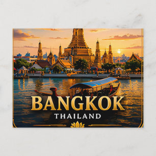 Bangkok Thailand Tropische Hoofdstad Avontuur 🌴 Briefkaart