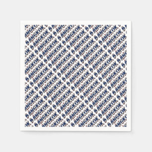 Bangkok Thailand Typografie van de Thaise vlag Kle Servet