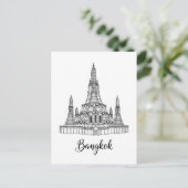Bangkok Thailand Wat Arun  Briefkaart (Staand voorkant)