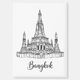 Bangkok Thailand Wat Arun  Magneet