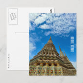 Bangkok Thailand Wat Pho Briefkaart (Voorkant / Achterkant)