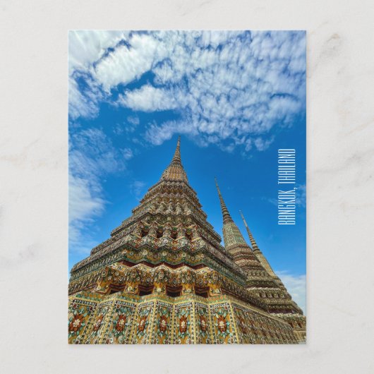 Bangkok Thailand Wat Pho Briefkaart (Voorkant)