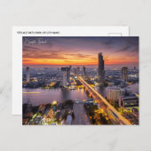  Bangkok Thailand Wat Travel waterverf Briefkaart (Voorkant / Achterkant)