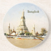Bangkok, Thailand Zandsteen Onderzetter (Voorkant)