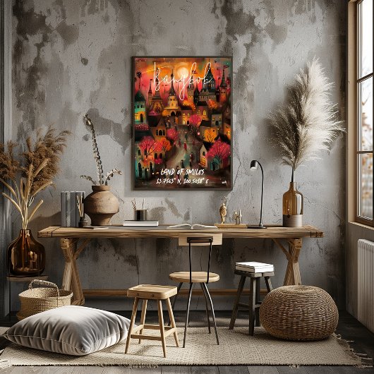 Bangkok: Tierra de Sonrisas Perfect Poster