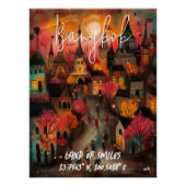 Bangkok: Tierra de Sonrisas Perfect Poster (Voorkant)