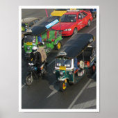 Bangkok Traffic ... Tuk Tuk Racing Poster (Voorkant)