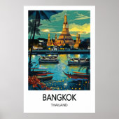 Bangkok Travel Poster (Voorkant)