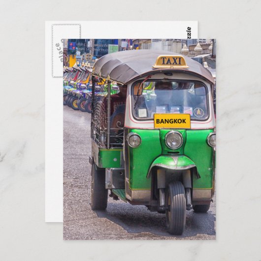 Bangkok tuk tuk briefkaart (Voorkant / Achterkant)