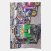 Bangkok tuk tuk, Thailand Theedoek (Verticaal)