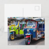 Bangkok tuk tuks briefkaart (Voorkant / Achterkant)